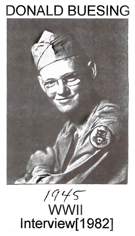 Donald Buesing 1945